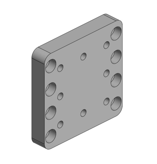 Anschraubplatten
