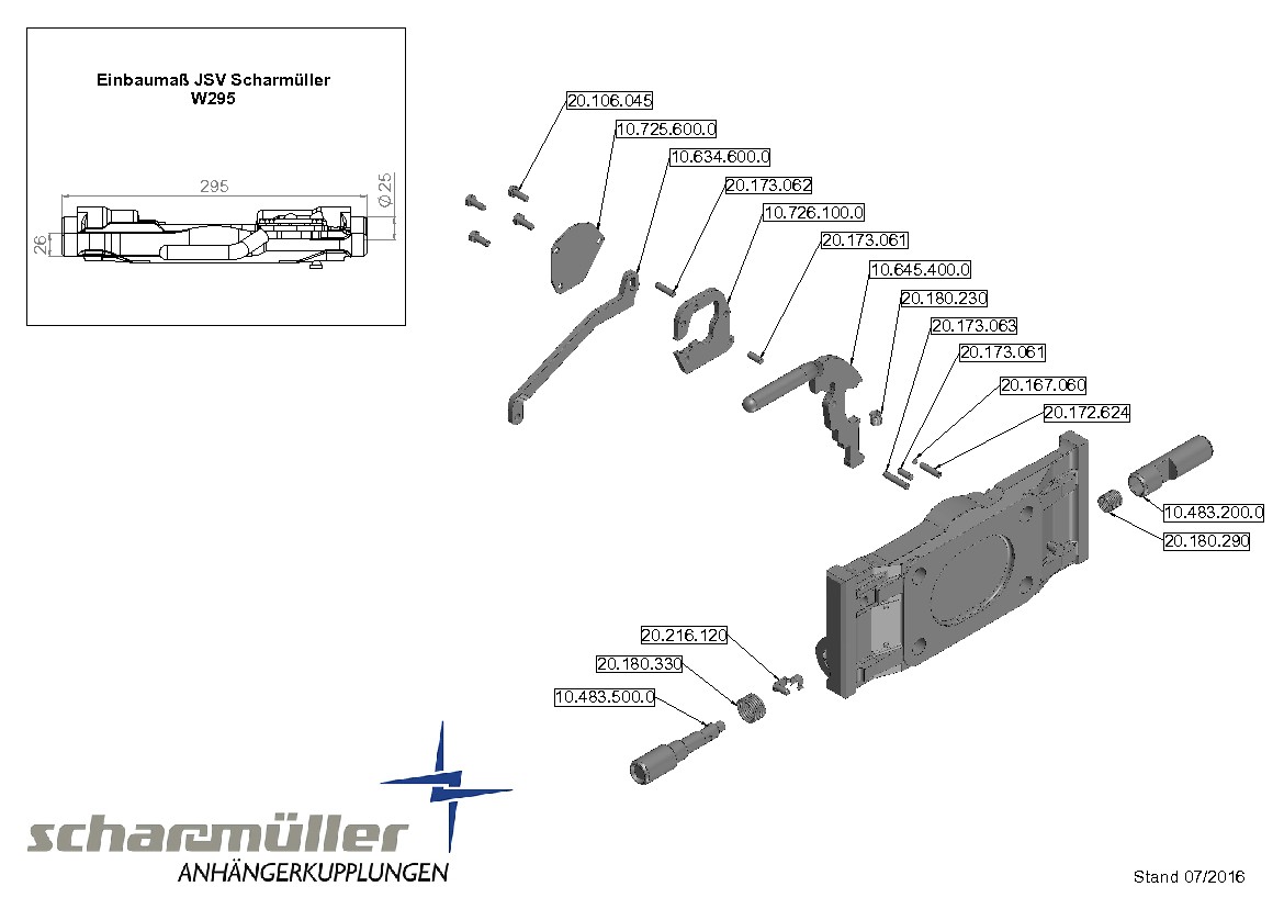Adapterplatten JSV W295